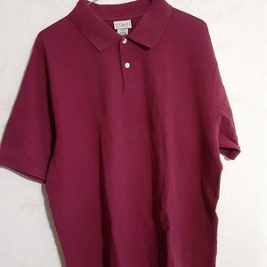 L.L. Bean Men's Golf Polo Shirt in Size L